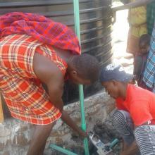 Ewangan manyatta construction